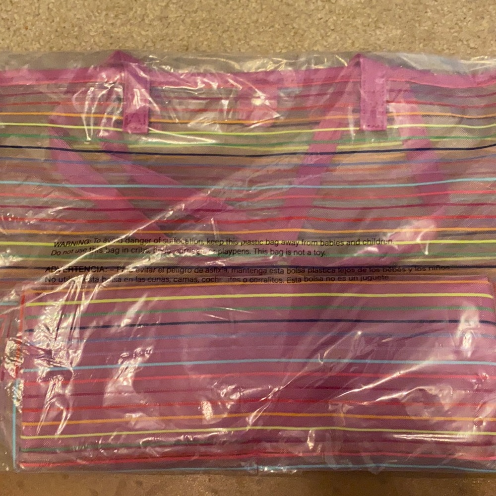 New In Bag- Pastel Tote by ULTA 19” X 12.5”
